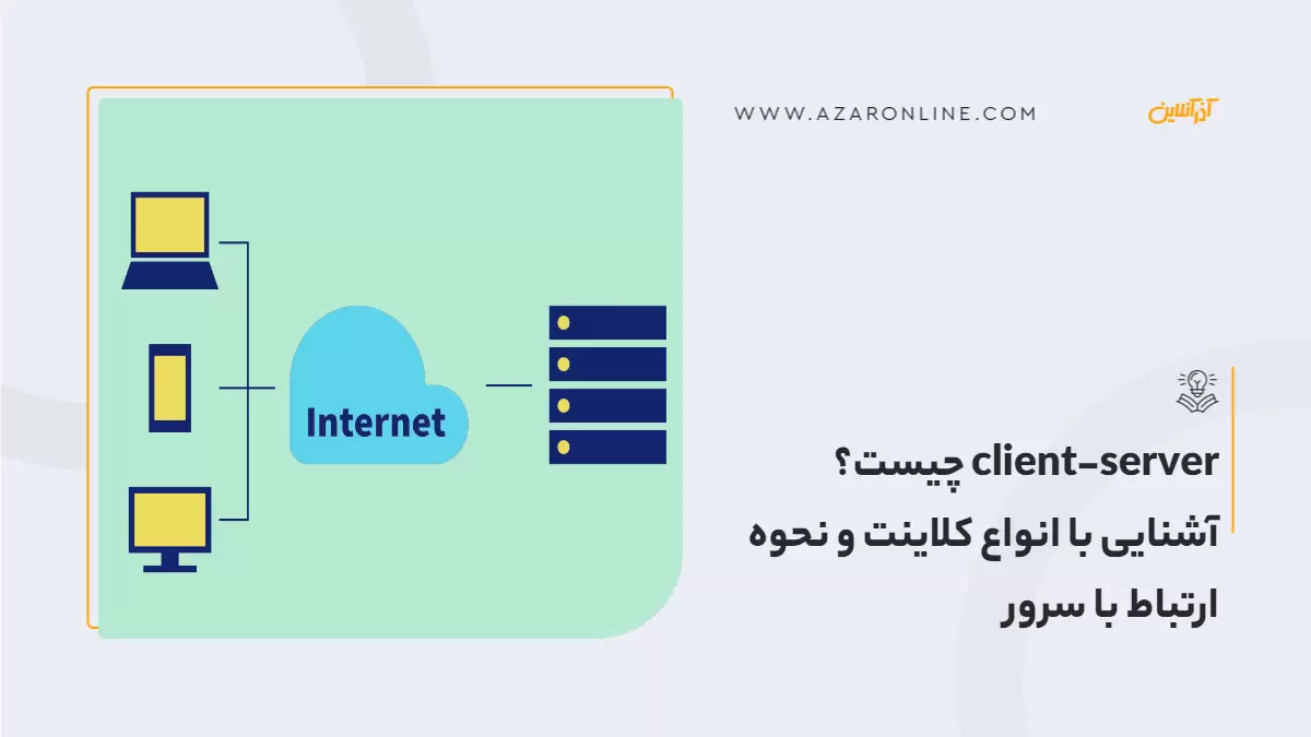 client-server چیست؟ آشنایی با انواع کلاینت و نحوه ارتباط با سرور