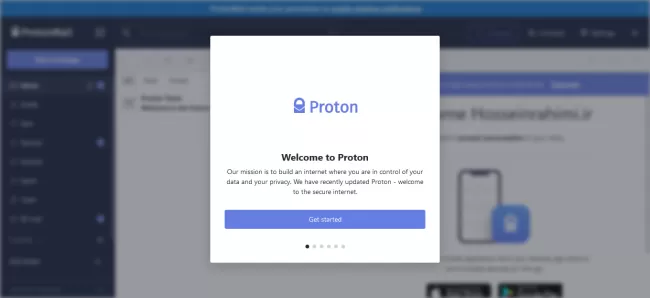 ایجاد حساب ایمیل در ProtonMail