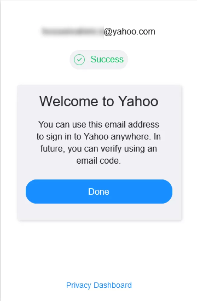 ایجاد ایمیل در Yahoo