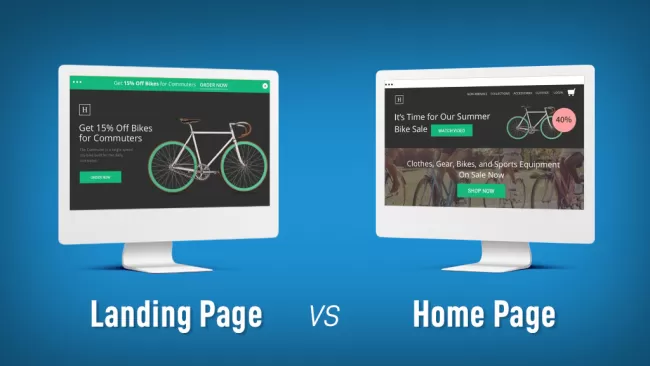 تفاوت لندینگ پیج و صفحه اصلی سایت