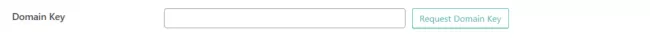 Request Domain Key