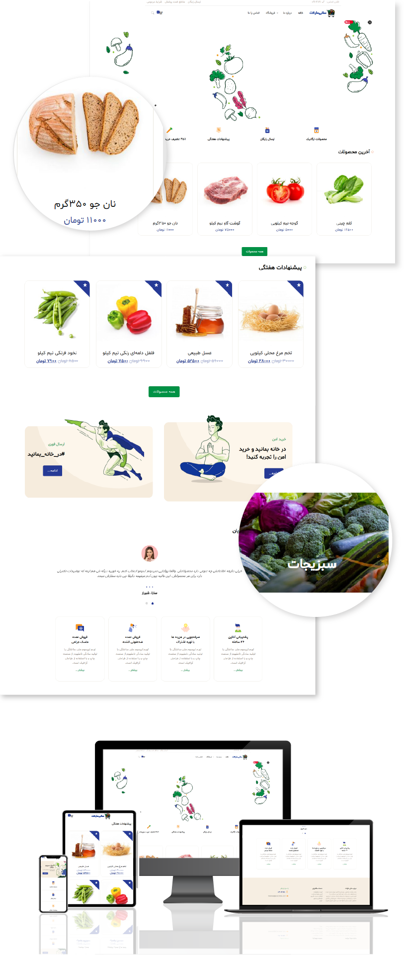 قالب وردپرس سوپرمارکت آنلاین