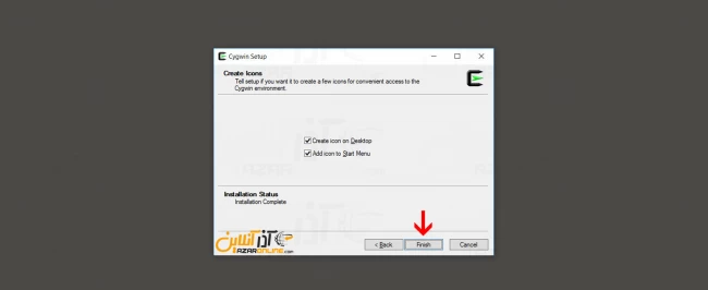 نصب به پایان رسید - آموزش نصب cygwin در ویندوز