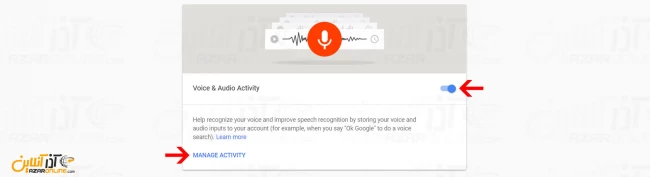 فعالیت Voice و گفتارها